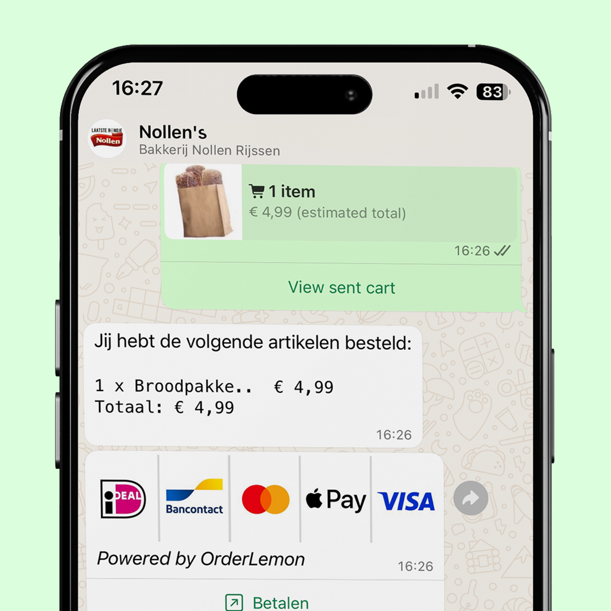 A happy business owner with thumbs up after verifying her email for orderlemon